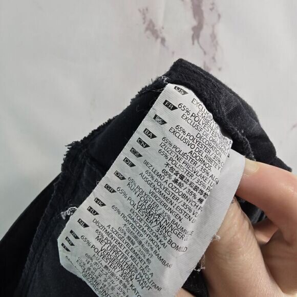 511 Tactical Pants Women 8 Long Black Cargo Pockets Stryke Navy Knees 5.11 - Picture 11 of 14